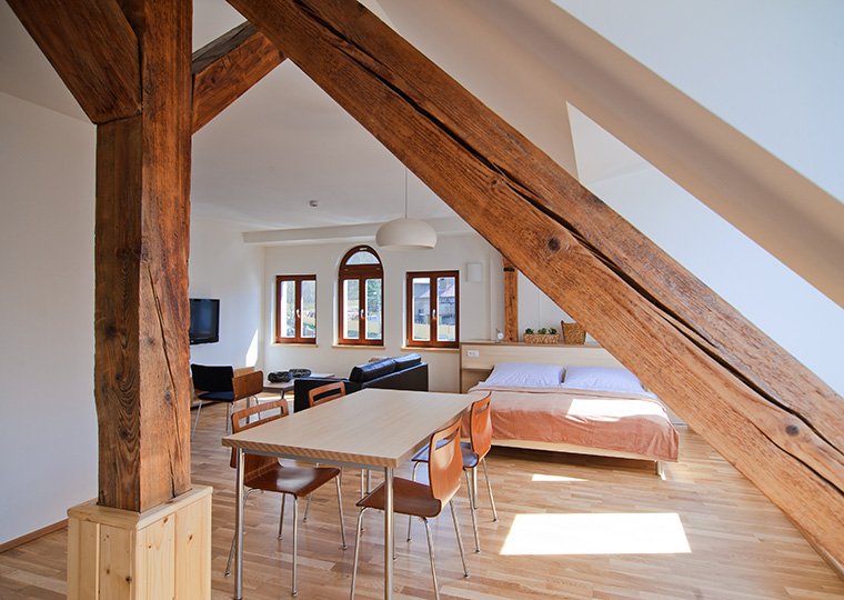 Davidův mlýn - ubytování